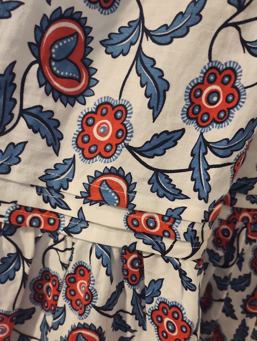BODEN Eve Linen Midi Dress Floral NWT - Picture 9 of 15